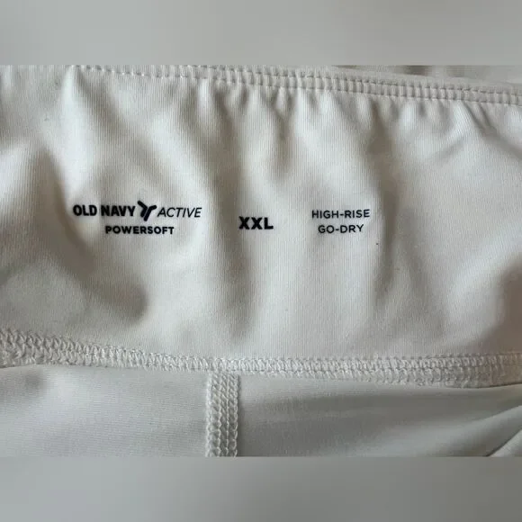 NWT Old Navy Active Powersoft High Rise Skort XXL White Performance Skirt - Picture 8 of 11